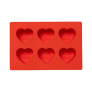 Human Made Heart Ice Cube Tray Red
