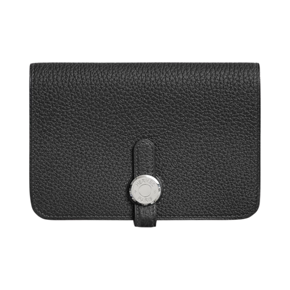 에르메스 도곤 컴팩트 지갑 토고 & 팔라듐 하드웨어 누아(Hermes Dogon Compact Wallet Togo & Palladium Noir) - 1