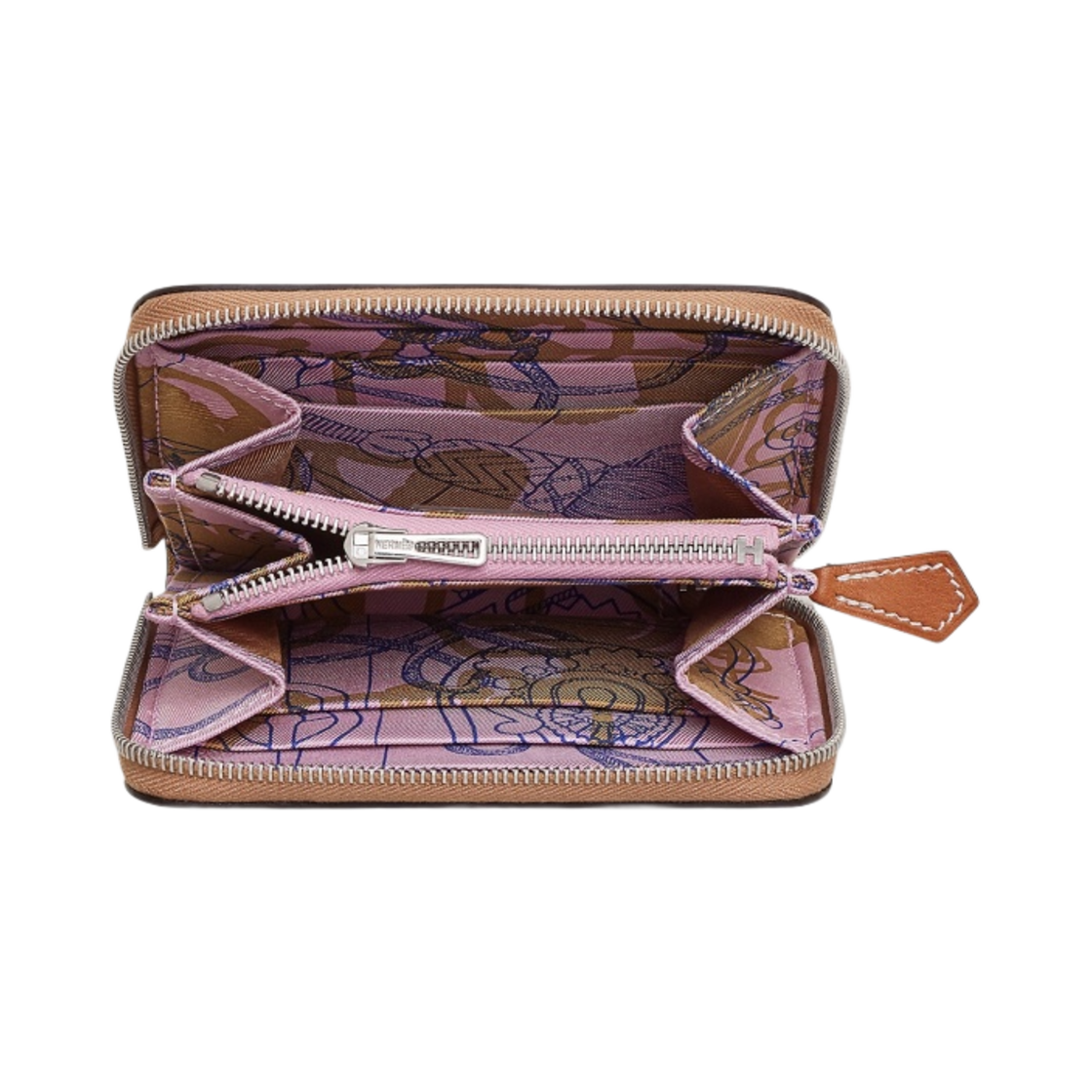 에르메스 실크인 컴팩트 지갑 앱송 & 차이 모브 실베스트레(Hermes Silk'In Compact Wallet Epsom & Chai Mauve Sylvestre) - 2