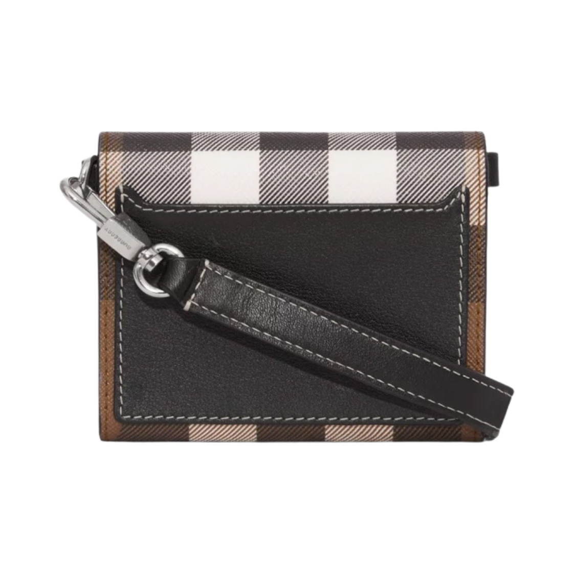 버버리 디테처블 스트랩 체크 폴딩 지갑 다크 버치 브라운(Burberry Check Folding Wallet with Detachable Strap Dark Birch Brown) - 4