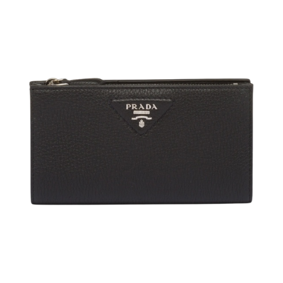 프라다 라지 레더 월렛 블랙(Prada Large Leather Wallet Black) - 1