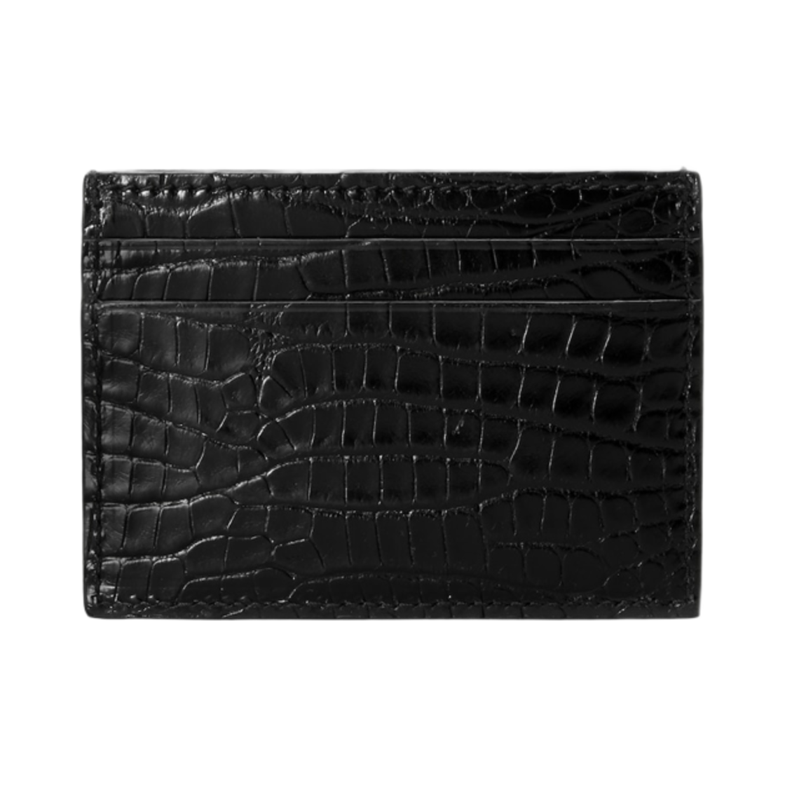 구찌 크로커다일 카드 케이스 블랙(Gucci Crocodile Card Case Black) - 2