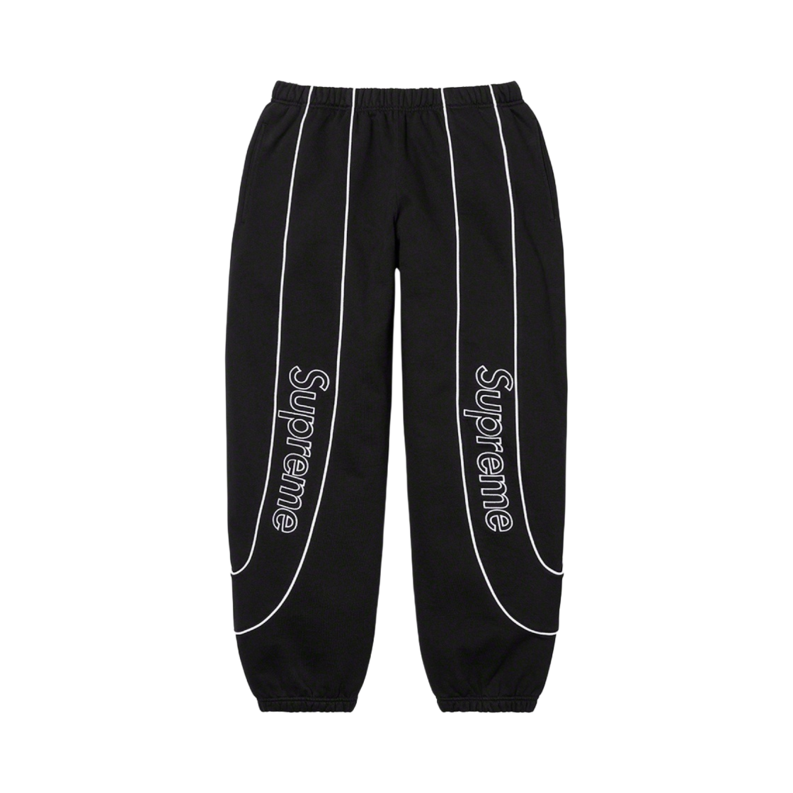 슈프림 트랙 패널드 스웨트팬츠 - 21FW(Supreme Track Paneled Sweatpants Black - 21FW) - 1