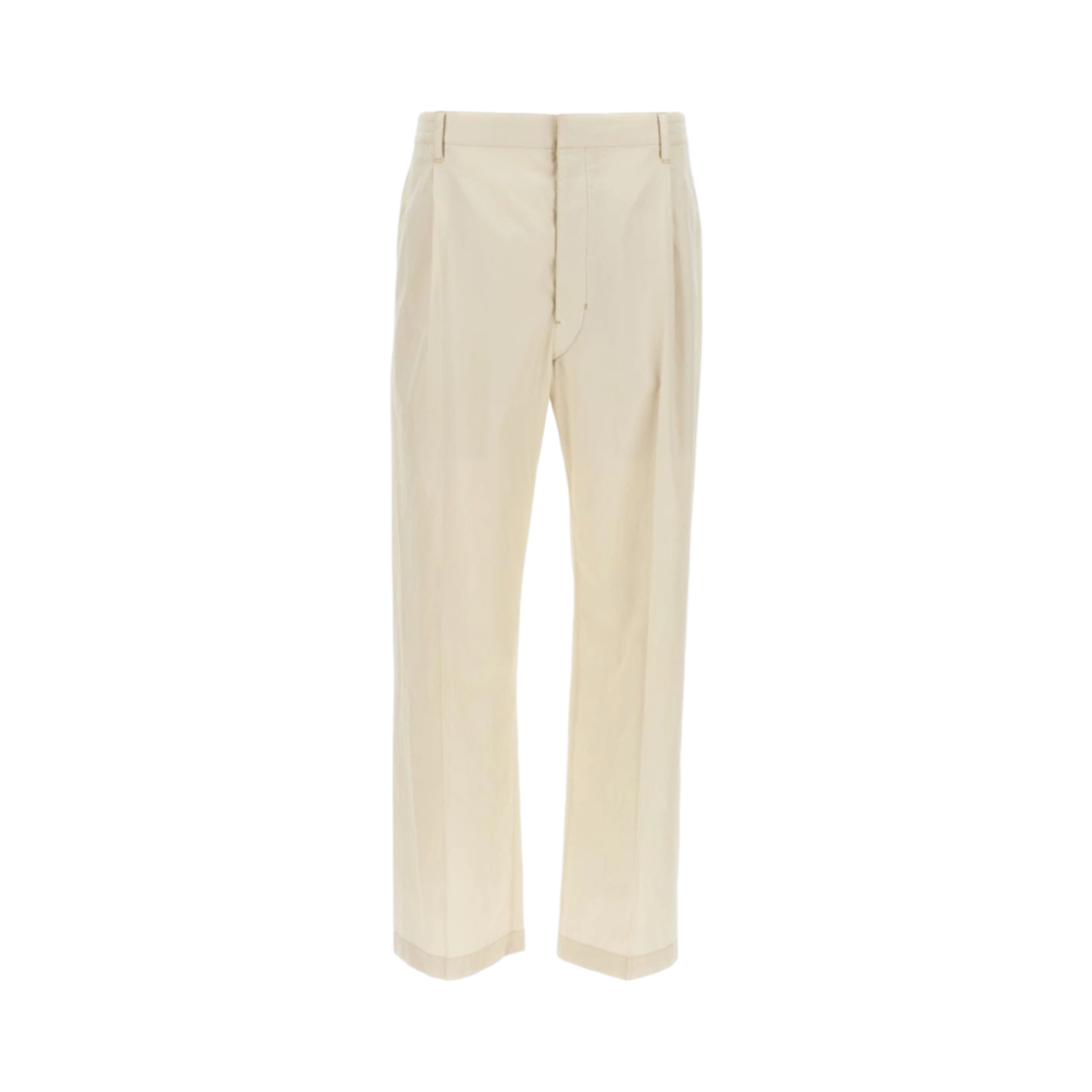 PA315-LF824-014 Lemaire Easy Pleated Pants Creamy White