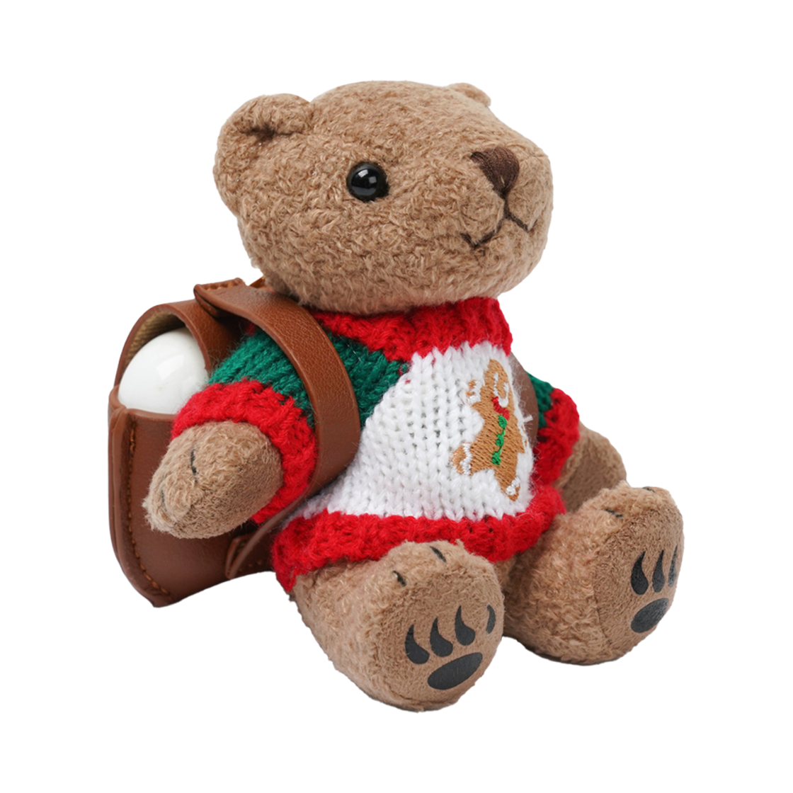 ACBP007008QD_KR BEARPAW Bear Doll Airpods Case Hickory Multi