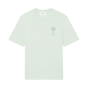 AMI de Coeur Tone-On-Tone T-Shirt Aqua - 22SS