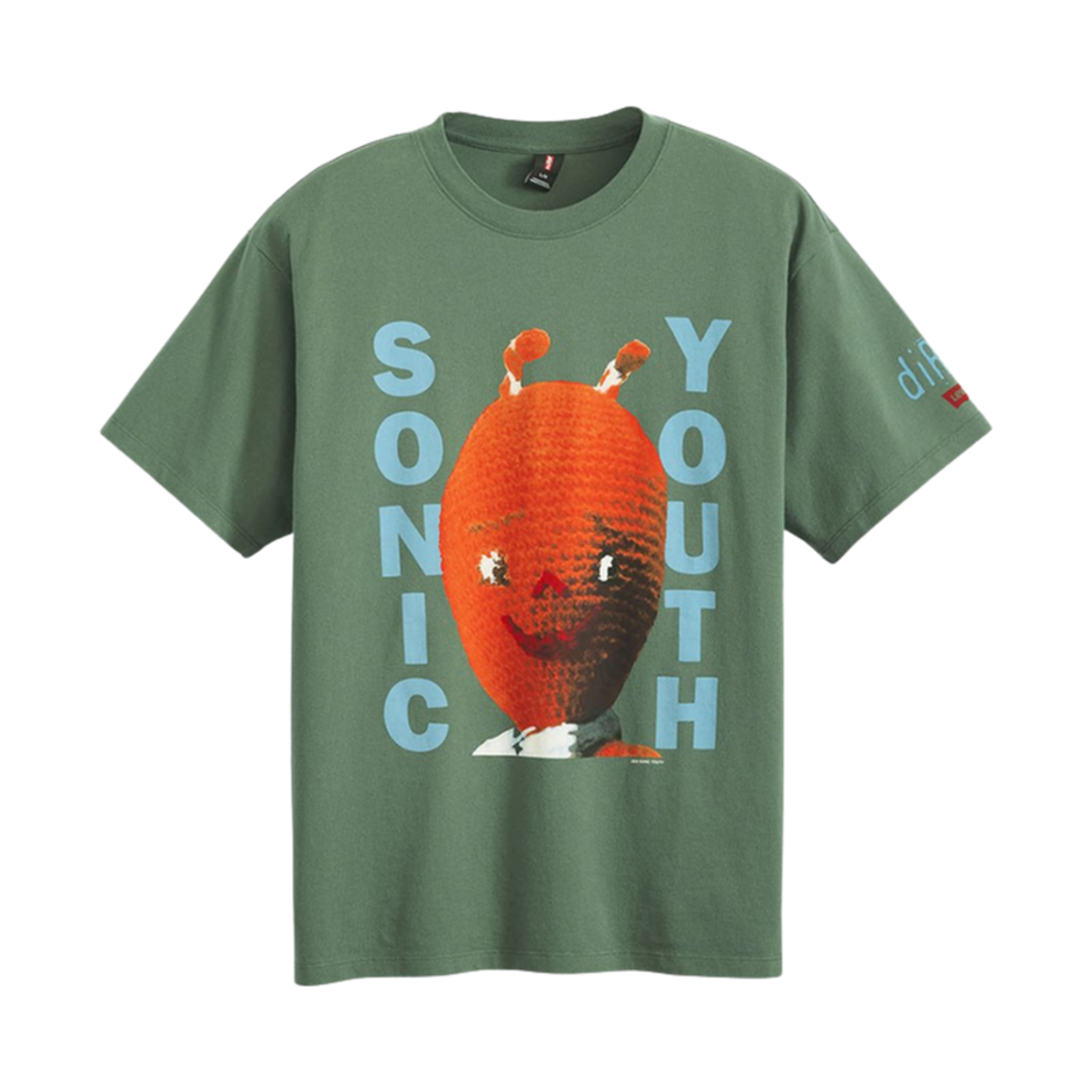 000H00010 Levi's x Sonic Youth Band T-Shirt Green