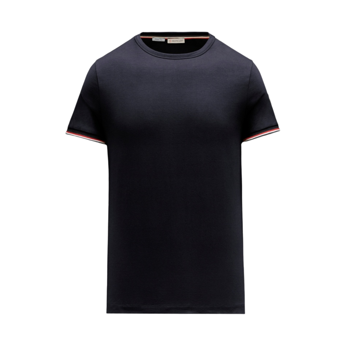 몽클레르 코튼 티셔츠 나이트 블루 - 23SS(Moncler Cotton T-Shirt Night Blue - 23SS) - 1
