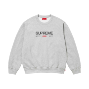 Supreme Established Crewneck Heather Grey - 24SS