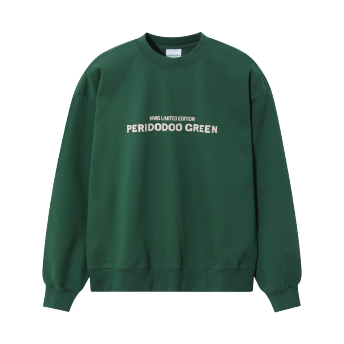우왁굳 페리도두 스웨트셔츠 그린(Woowakgood Peridodoo Sweatshirt Green)