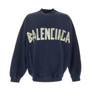 Balenciaga Tape Type Sweatshirt Blue