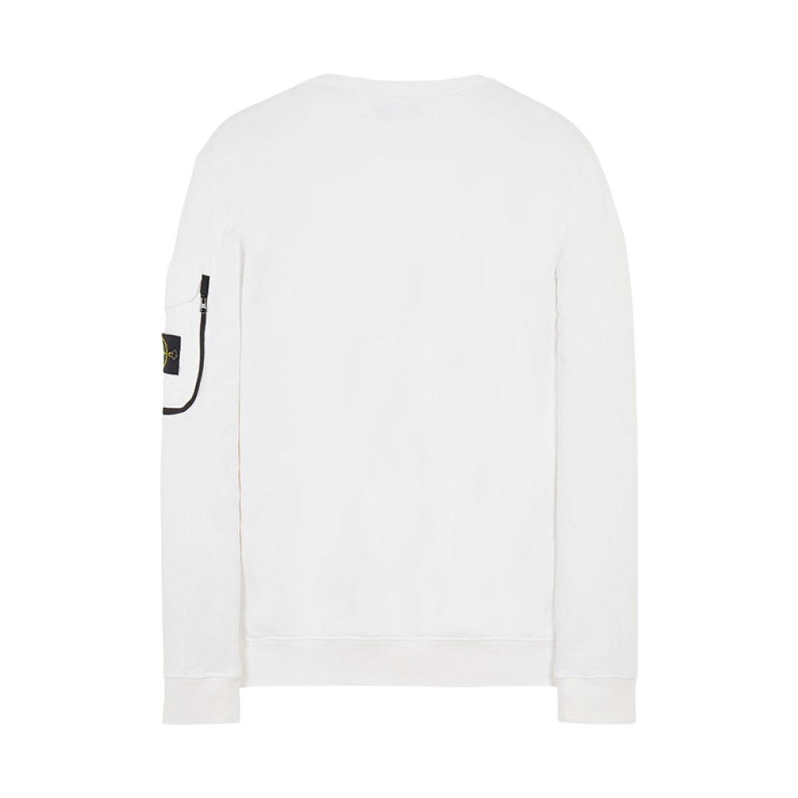 스톤 아일랜드 61151 코튼 플리스 가먼트 다이드 크루넥 스웨트셔츠 화이트 - 22SS(Stone Island 61151 Cotton Fleece Garment Dyed Crewneck Sweatshirt White - 22SS) - 2
