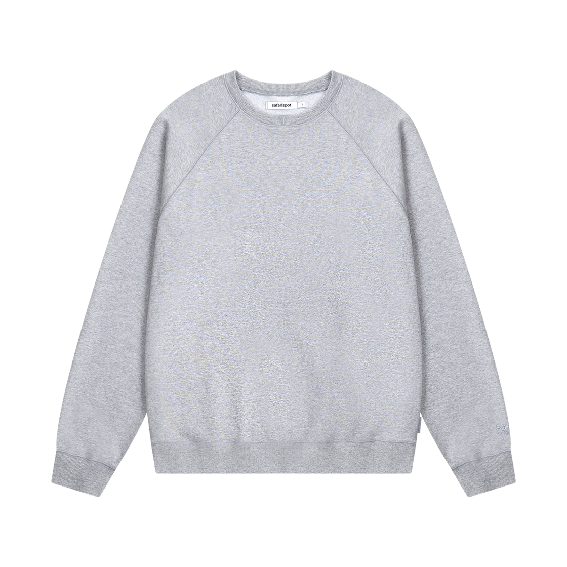 saf00543 Safarispot Regular Easy Sweatshirts - Heather Gray