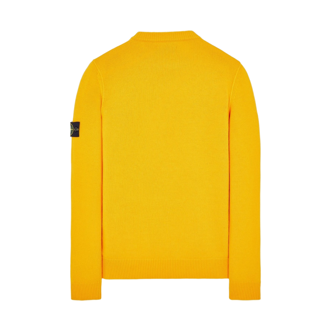 스톤 아일랜드 508A3 램스울 크루넥 니트 옐로우 - 22FW(Stone Island 508A3 Lambswool Crewneck Knit Yellow - 22FW) - 2