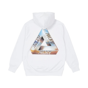 Palace Tri-Chrome Hood White - 21SS