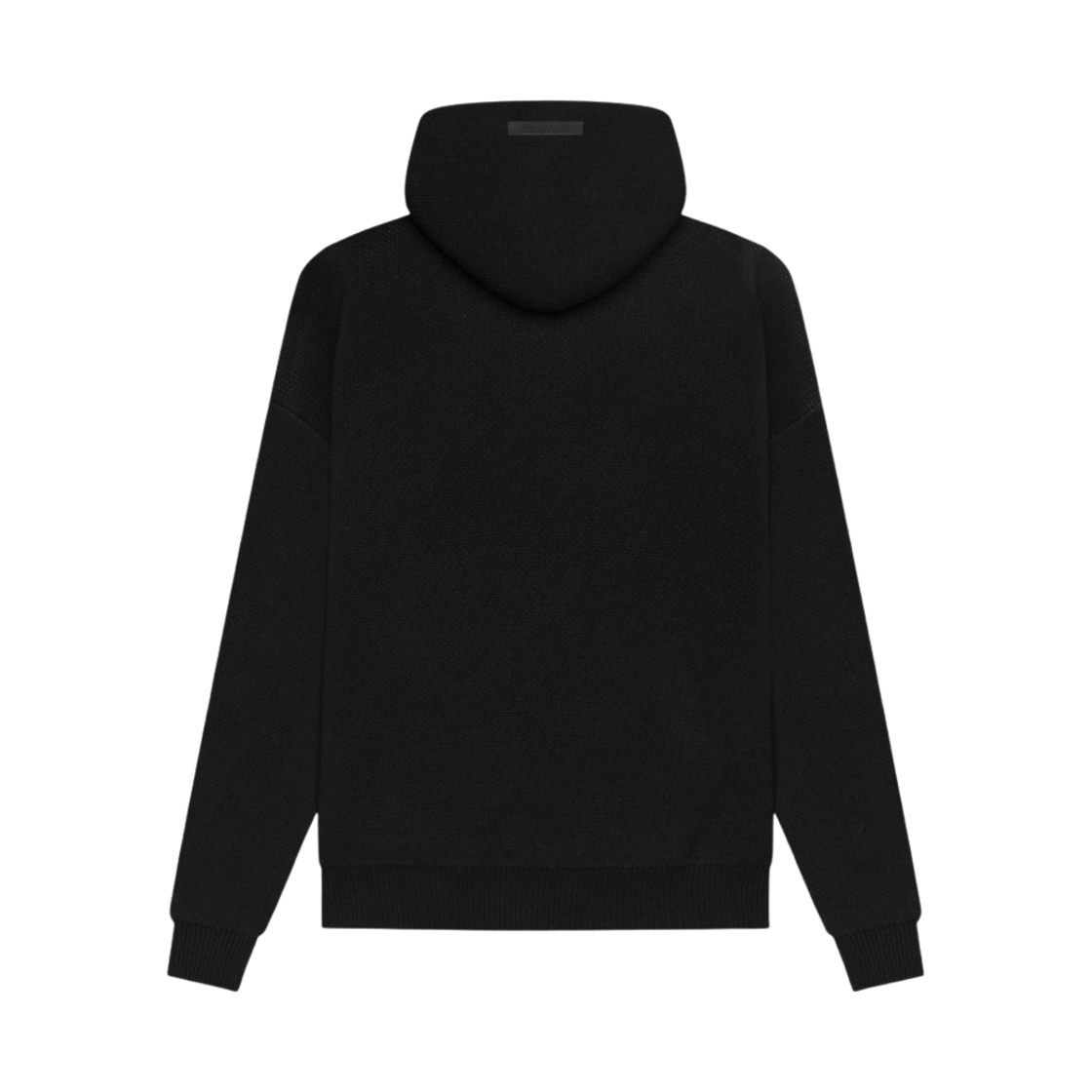 에센셜 니트 풀오버 후드 블랙 - 21SS(Essentials Knit Pullover Hoodie Black - 21SS) - 2