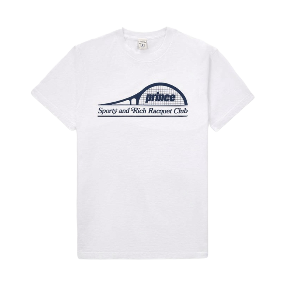 스포티 앤 리치 프린스 라켓 티셔츠 화이트(Sporty & Rich Prince Racket T-shirt White) - 1