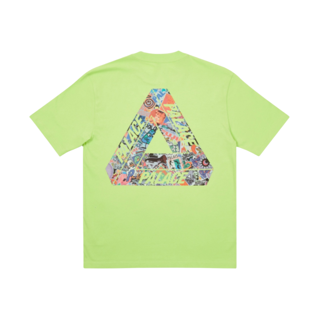 - Palace Tri-Sticker Pack T-Shirt Light Lime - 21FW