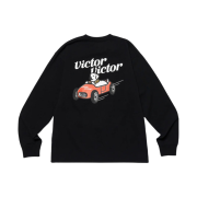 Victor Victor L/S T-Shirt Black