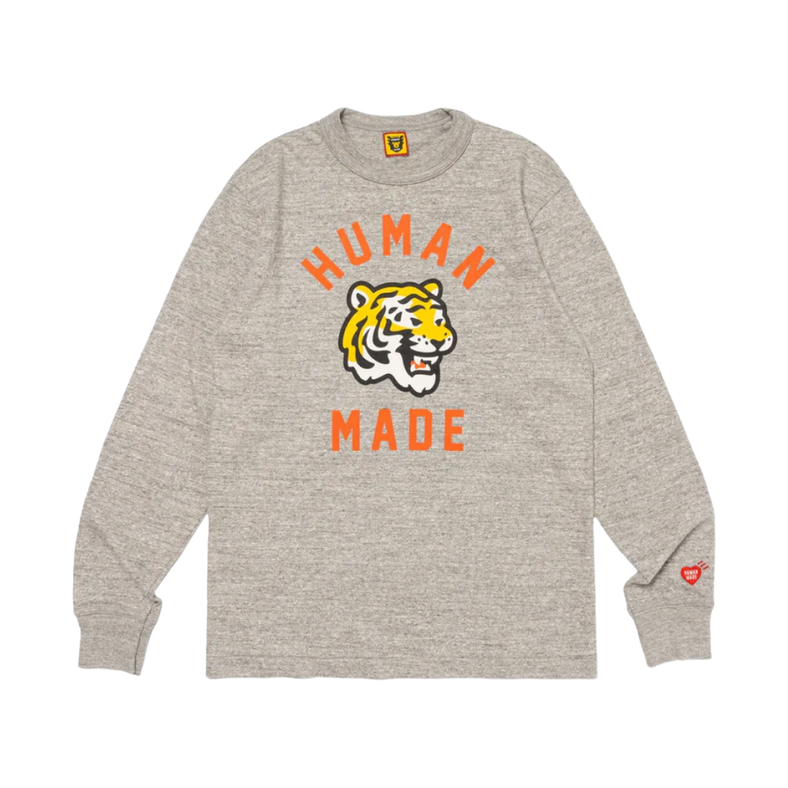 휴먼 메이드 그래픽 롱슬리브 티셔츠 그레이