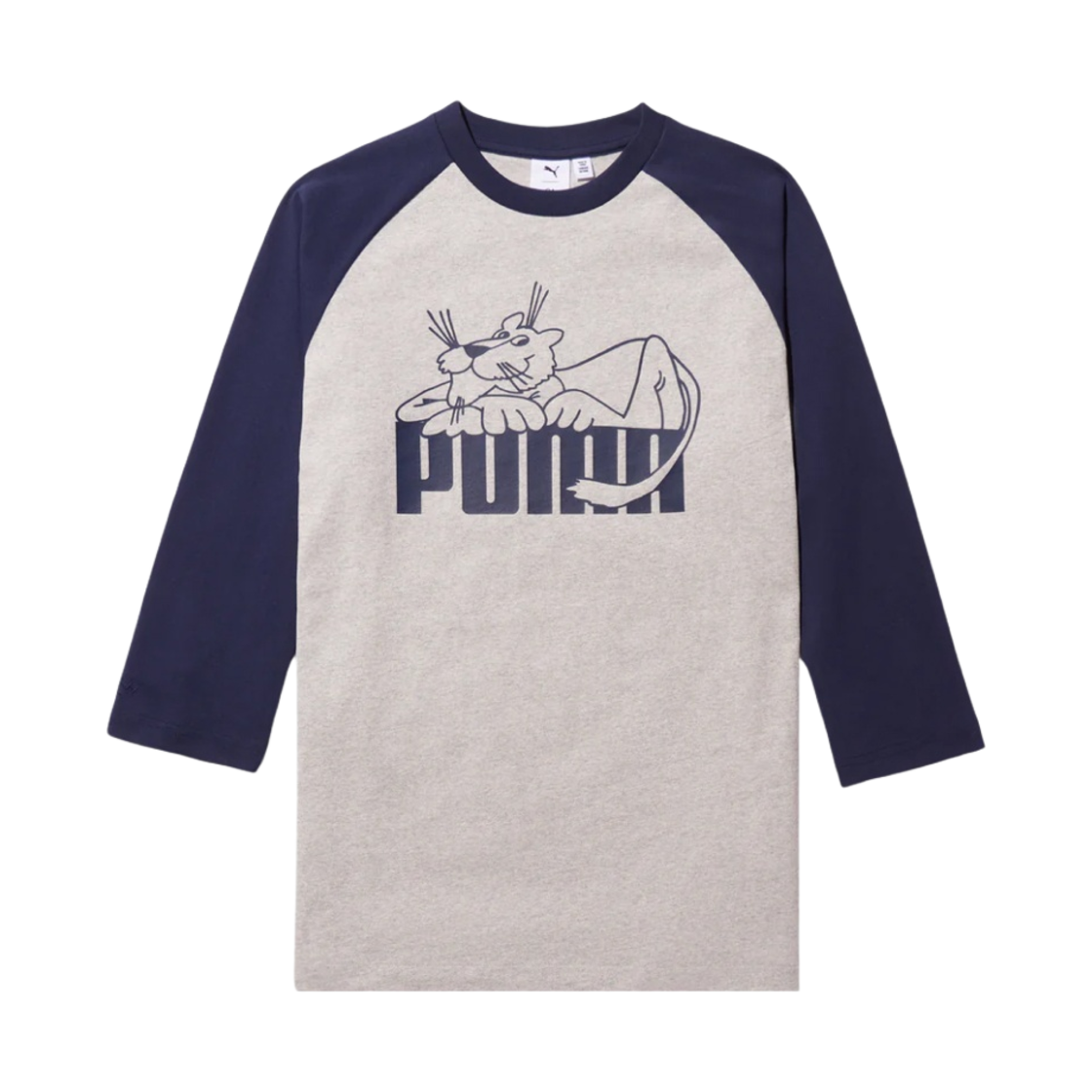 푸마 x 노아 래글런 롱슬리브 티셔츠 헤더 블루(Puma x Noah Raglan LS T-Shirt Heather Blue)
