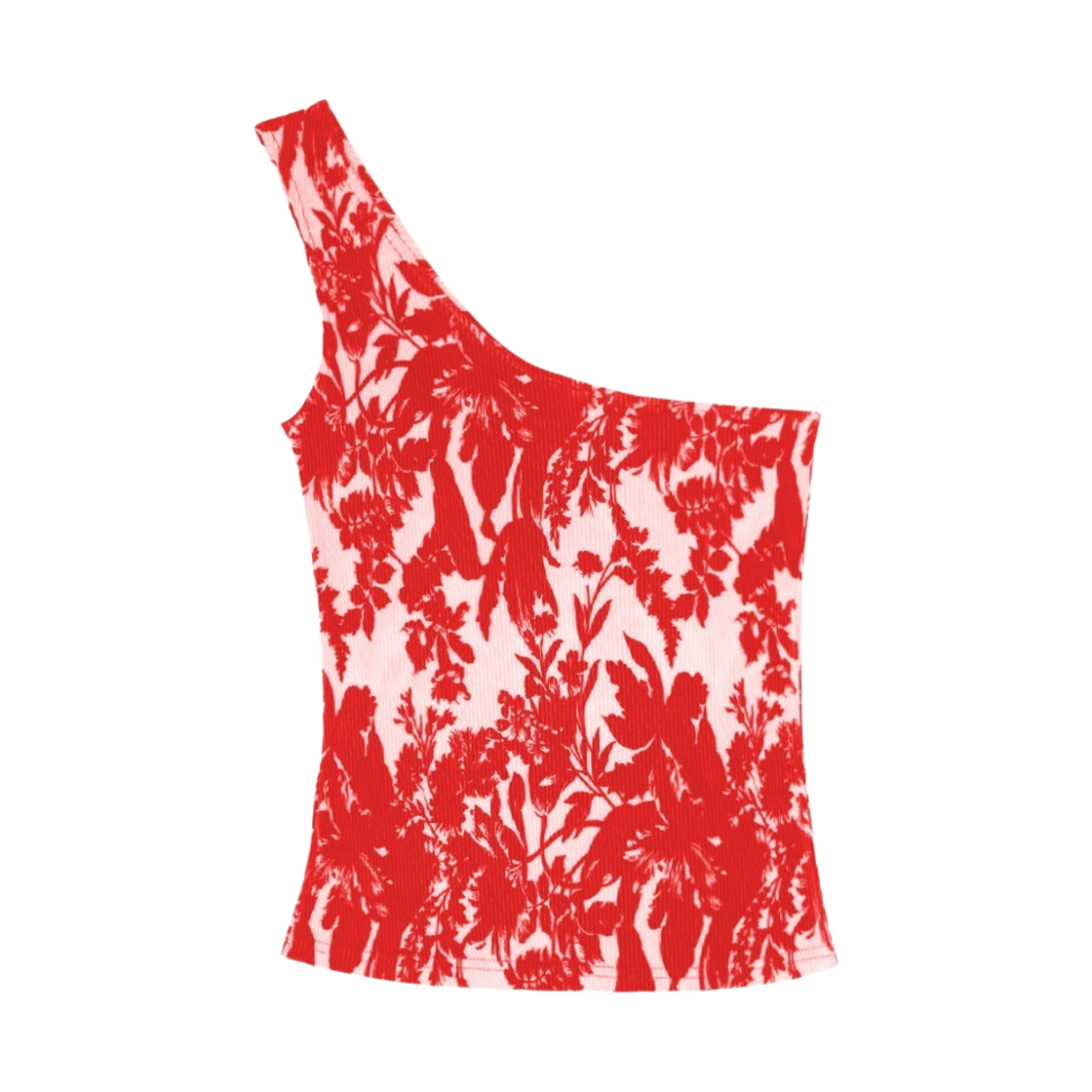 6367844 SIO Pleats Sleeveless Top Red