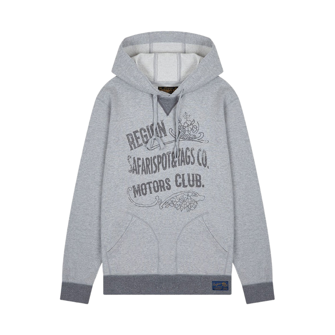 사파리스팟 레기온 모터스 클럽 펍 후디 그레이(Safarispot Region Motors Club Pub Recipe Hoodie Gray)