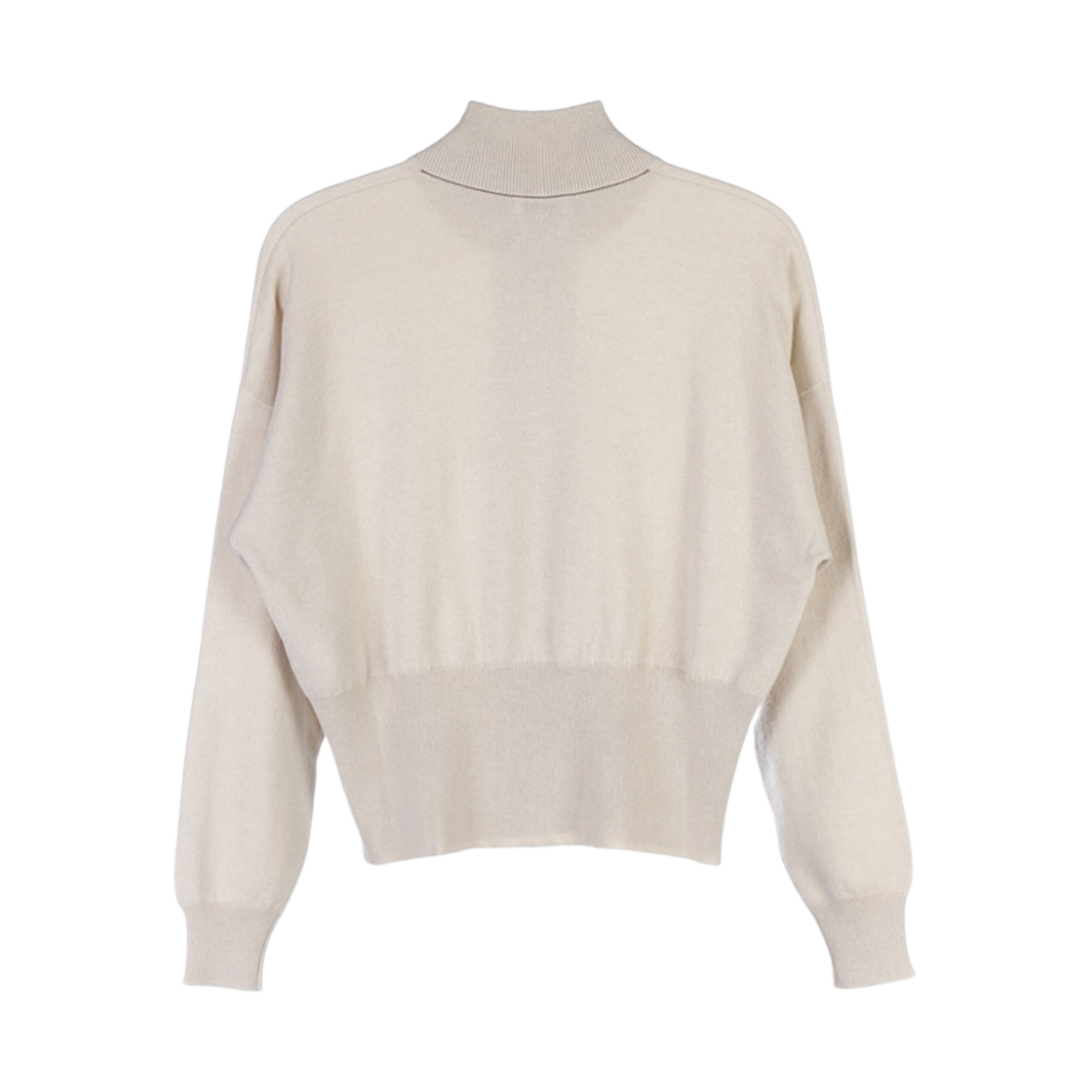 (W) 브루넬로 쿠치넬리 캐시미어 니트 집업 베이지((W) Brunello Cucinelli Cashmere Knit Zip-Up Beige) - 2