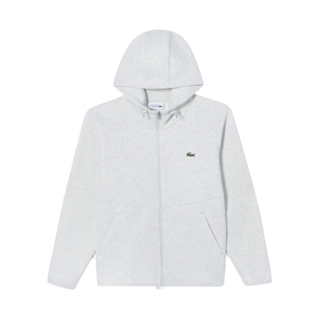 라코스테 테크니컬 셋업 후드 집업 화이트(Lacoste Technical Set Hoodie Zip-Up White) - 1