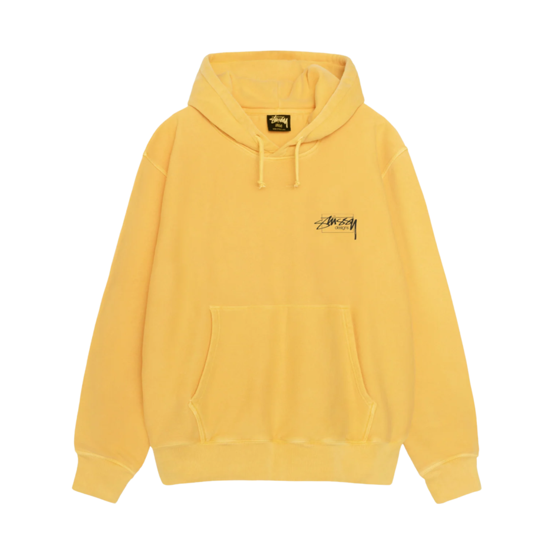 1925079 Stussy Modern Age Hoodie Pigment Dyed Yellow