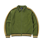Thisisneverthat Striped Zip Cardigan Olive
