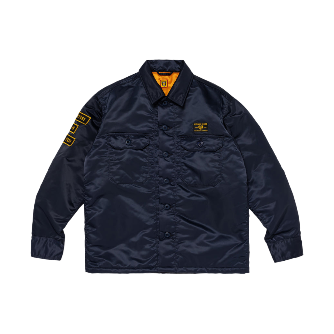 HM27SH002 Human Made Padded CPO Shirt Navy