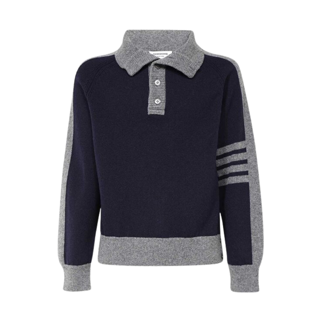 MKA468A-Y1026-415 Thom Browne 4-Bar Wool Sweater Navy