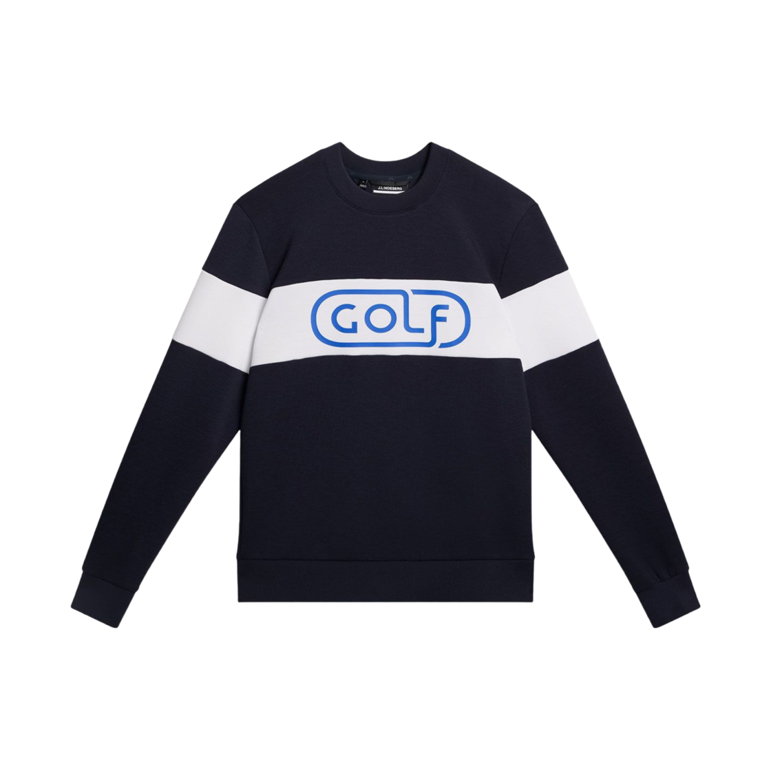 GMJS11173-6855 J.Lindeberg Kameron Crew Neck Navy