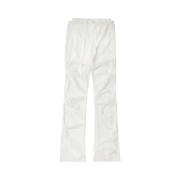 OJOS Sheer Over Tuck Pants White
