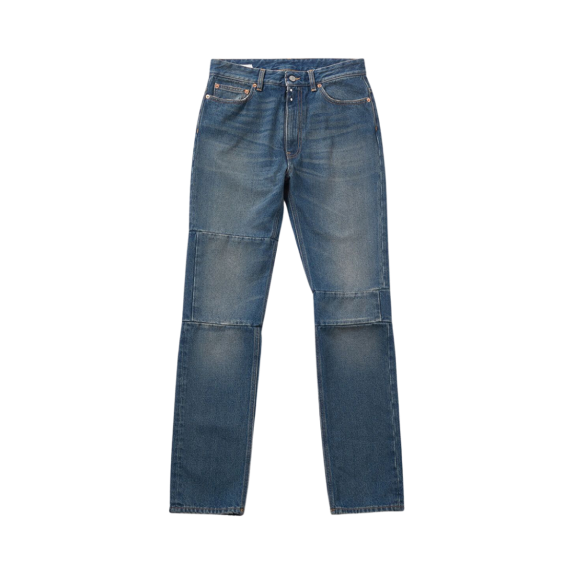 S62LB0094S30589971 MM6 Maison Margiela 5 Pocket Denim Pants Blue