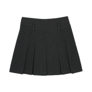 Bensimon Pleats Mini Skirt Charcoal