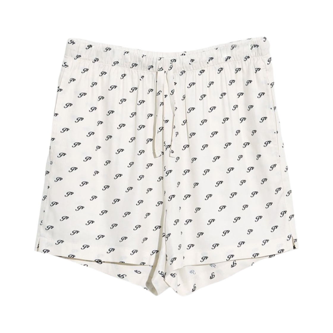 PMOPT066NA Peaceminusone Rayon Shorts #1 Natural