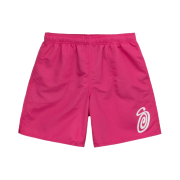 Stussy Curly S Water Shorts Fucshia