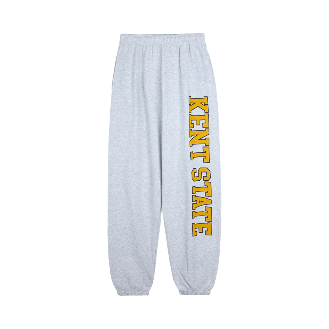 와일드 동키 켄트 플리스 엘라스티케이티드 커프 트라우저 헤더 그레이 - 24FW(Wild Donkey Kent Fleece Elasticated Cuff Trousers Heather Grey - 24FW)