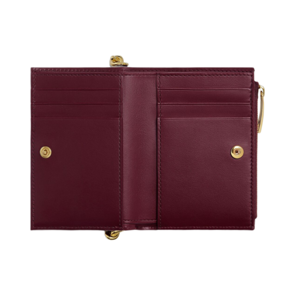 보테가 베네타 솔스티스 스몰 반지갑 바롤로(Bottega Veneta SolstIce Small Bi-Fold Wallet Barolo) - 2