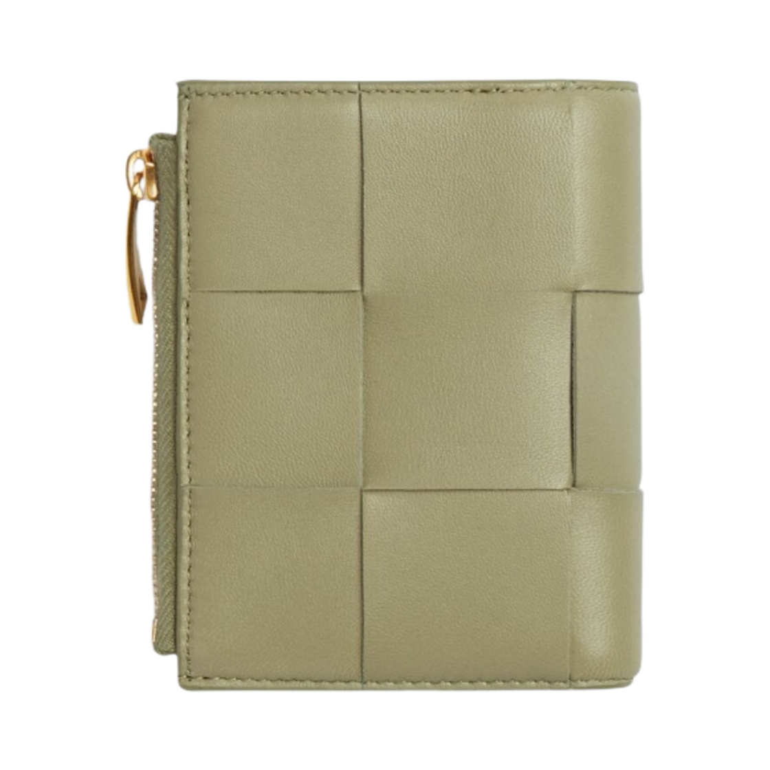 보테가 베네타 스몰 지퍼 반지갑 트래버틴(Bottega Veneta Small Bi-Fold Zip Wallet Travertine) - 2