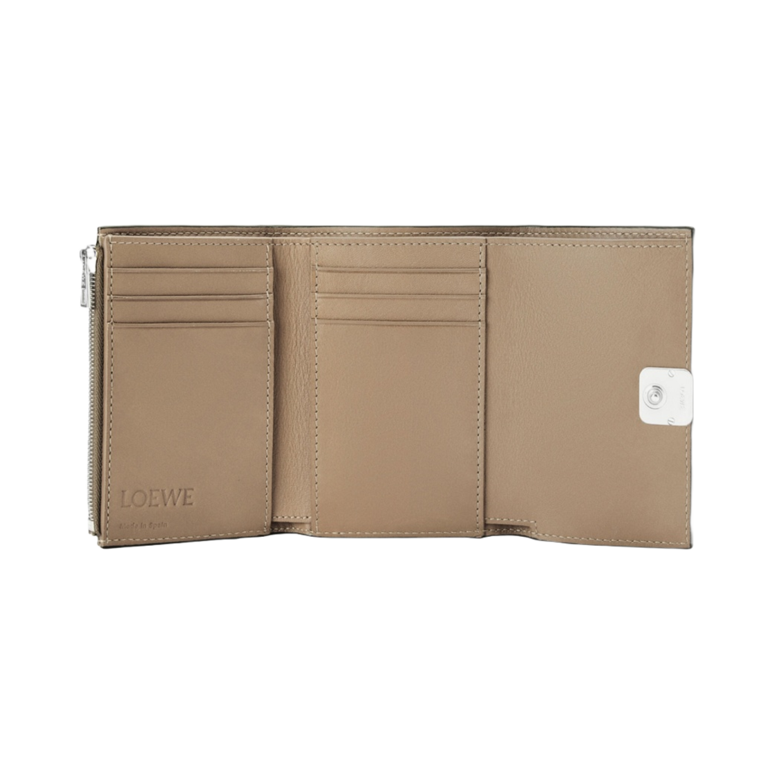 로에베 아나그램 스몰 버티컬 지갑 페블 그레인드 카프스킨 샌드(Loewe Anagram Small Vertical Wallet in Pebble Grained Calfskin Sand) - 2