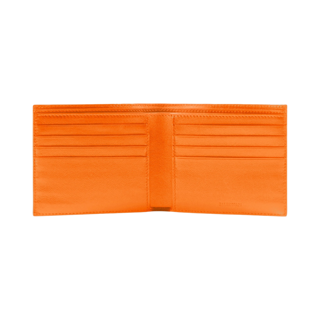 발렌시아가 캐쉬 스퀘어 반지갑 오렌지 블랙(Balenciaga Cash Square Folded Wallet Orange Black) - 2