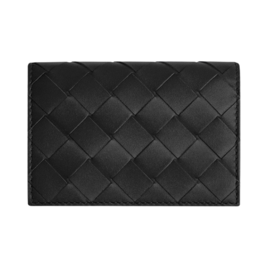 605720VCPQ38803 Bottega Veneta Business Card Case Black
