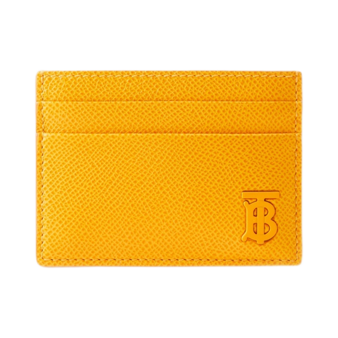 8065711 Burberry Grainy Leather TB Card Case Marigold