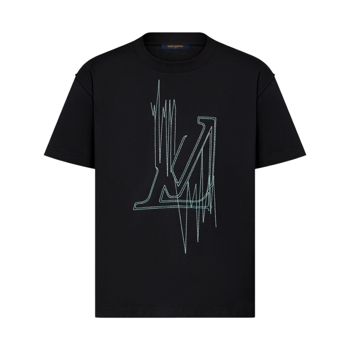 루이비통 LV 프리퀀시 그래픽 티셔츠 블랙(Louis Vuitton LV Frequency Graphic T-Shirt Black) - 1
