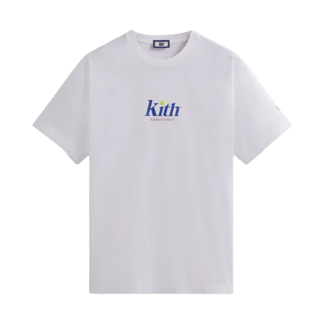 키스 x 윌슨 라켓 크루 로고 빈티지 티셔츠 화이트(Kith x Wilson Racquet Crew Logo Vintage T-Shirt White) - 1