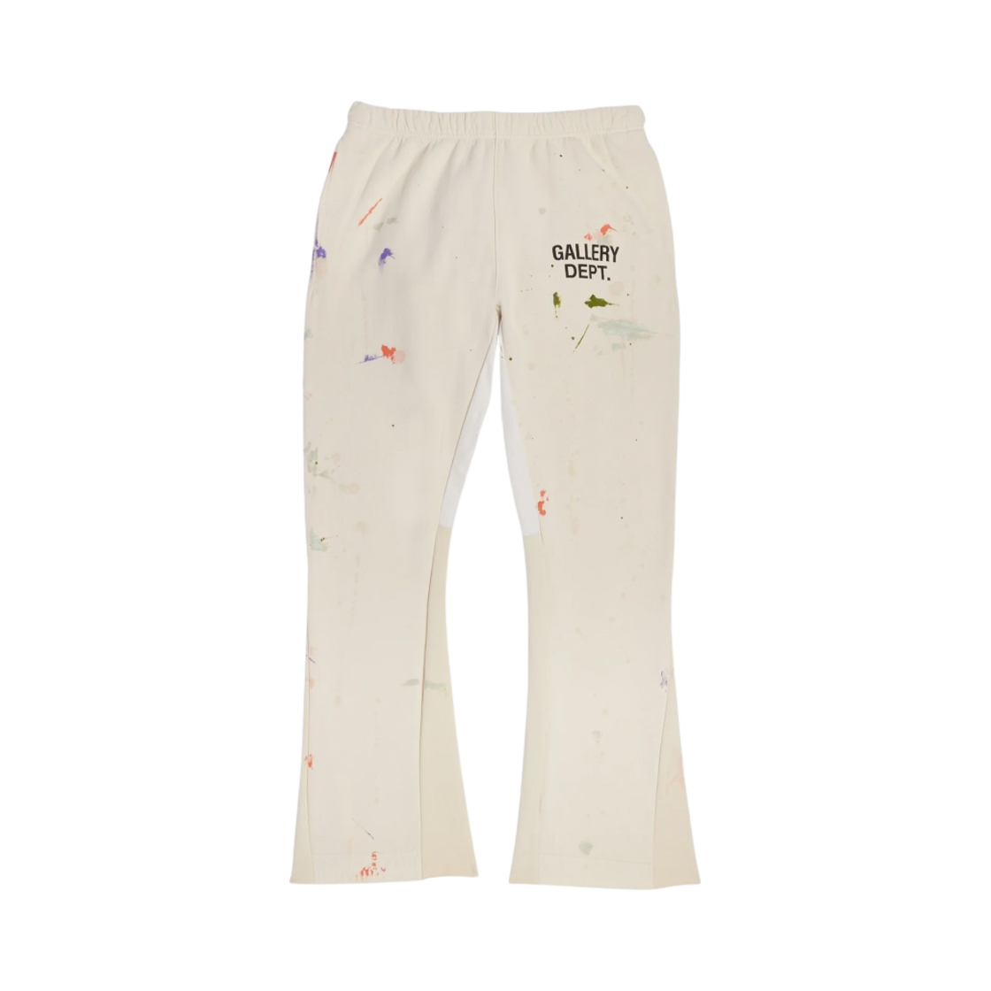 갤러리 디파트먼트 GD 페인티드 플레어 스웨트팬츠 화이트(Gallery Dept. GD Painted Flare Sweatpants White)