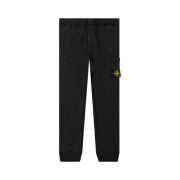 Stone Island 64551 Cotton Fleece Cargo Pants Black - 21SS